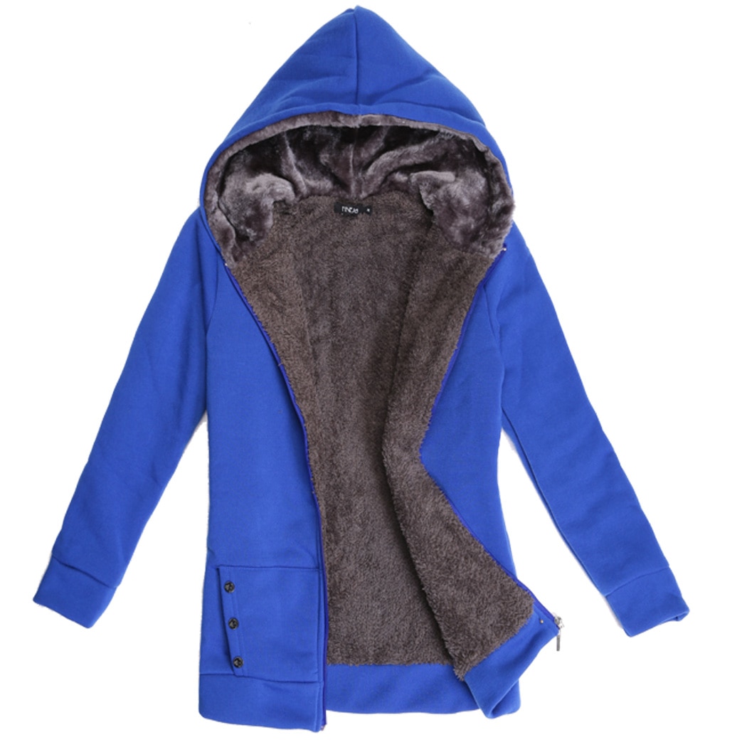 2018 Hoodies Women Fleeve Casaco de Moletons Feminino Casual Sweatshirt Thicken Warm Coat Female Outerwear Jacket Plus Size Image 4