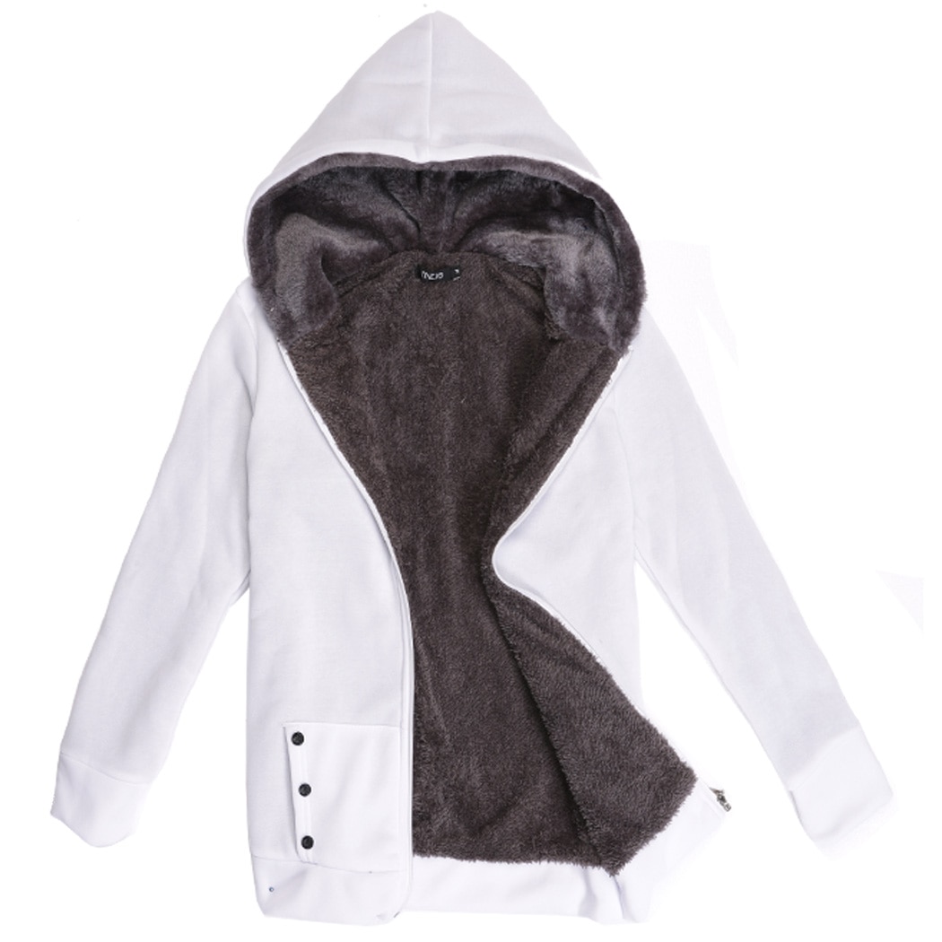 2018 Hoodies Women Fleeve Casaco de Moletons Feminino Casual Sweatshirt Thicken Warm Coat Female Outerwear Jacket Plus Size Image 5